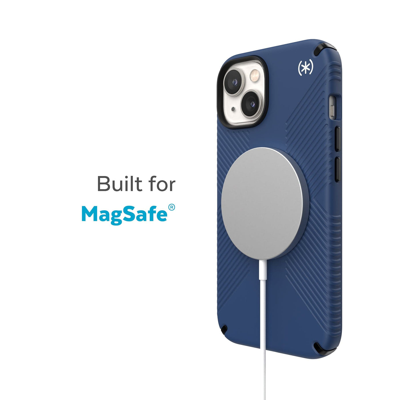 Speck iPhone 14 PLUS Presidio 2 GRIP Blue + MagSafe - iSTYLE BG