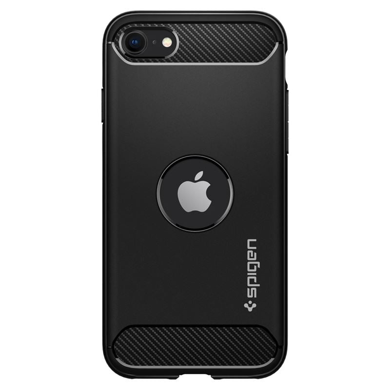 Spigen Rugged Armor, black - iPhone SE - iSTYLE BG