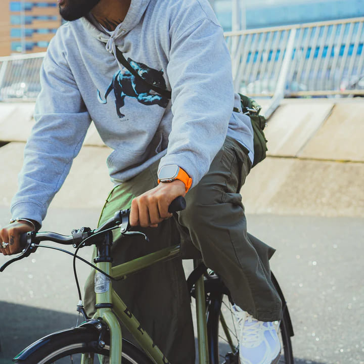 Каишка от Decoded - 42/44/45/49 мм силиконова - оранжева - iSTYLE BG