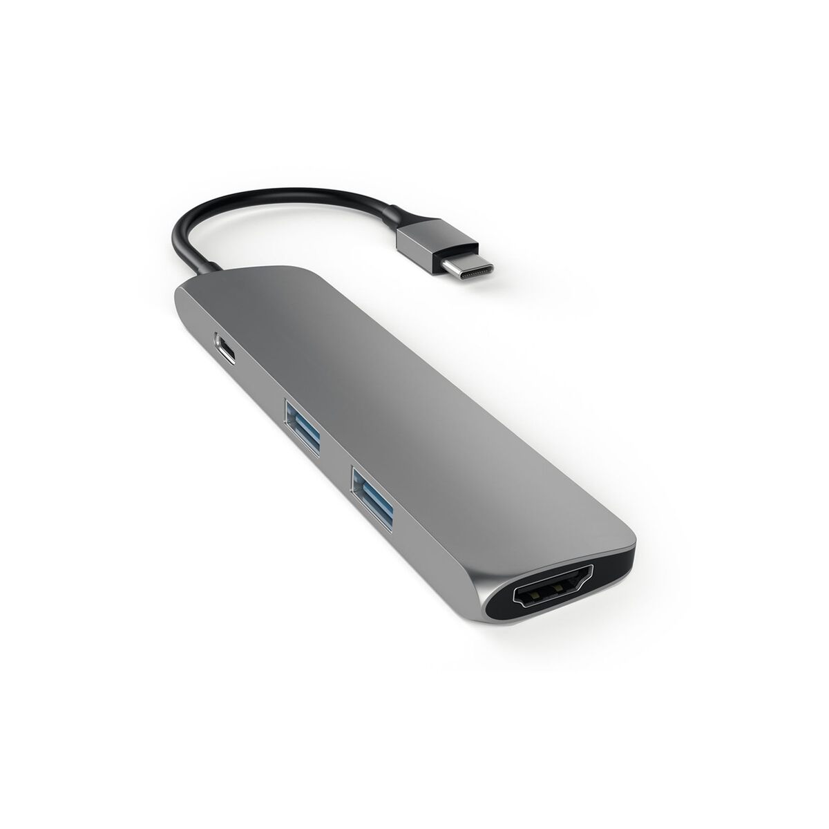 Мултипортов USB-C хъб от Satechi - черен - iSTYLE BG
