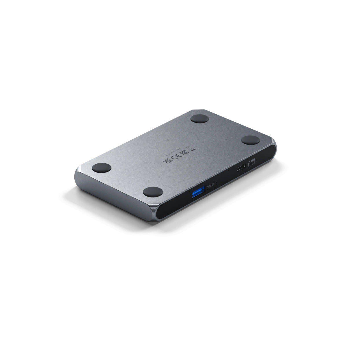 Satechi Thunderbolt 4 Slim Hub Pro (3x Thunderbolt 4 Downstream Ports up to 40 Gbps, 15W,2x 4K at 60Hz or 1x 8K at 30Hz or (1x) 6K on Mac) - Silver - iSTYLE BG