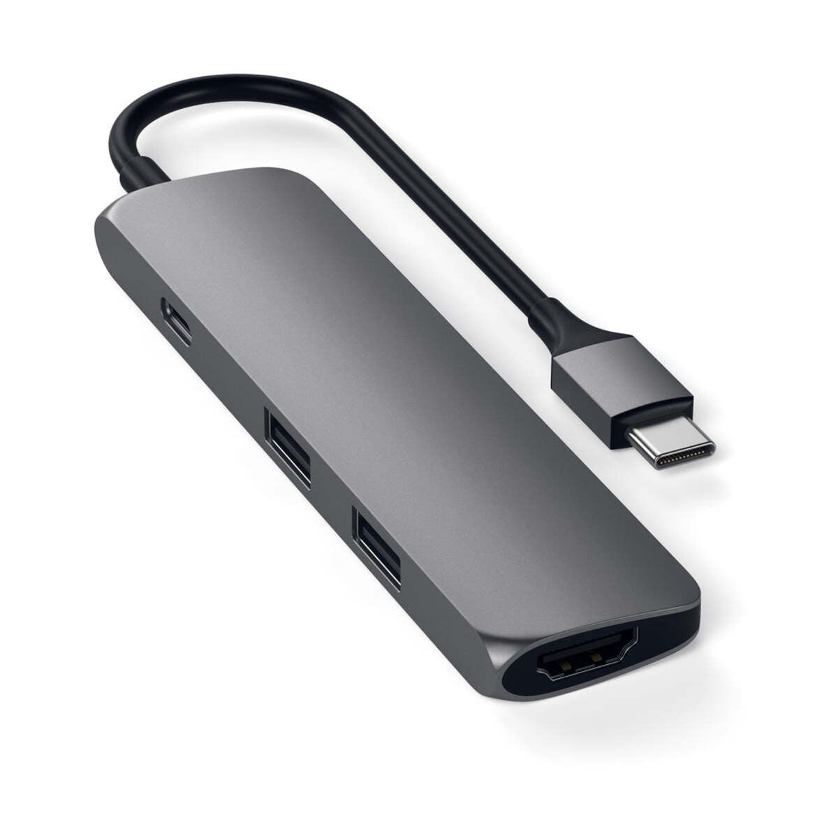 Мултипортов USB-C хъб от Satechi - черен - iSTYLE BG