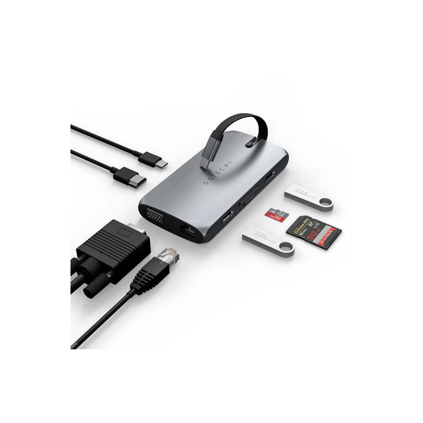 Адаптер от Satechi USB-C - Space Gray - iSTYLE BG