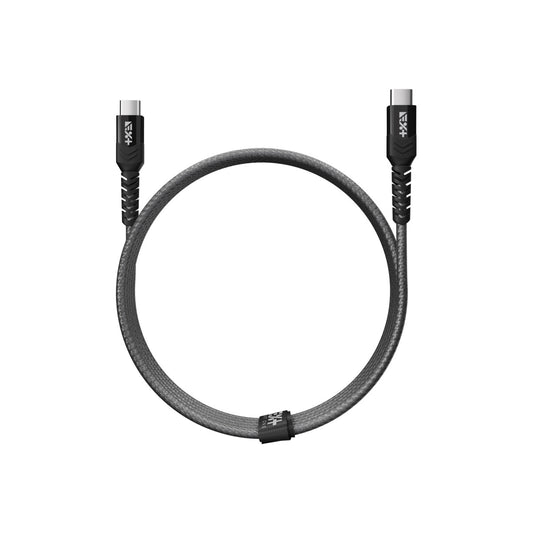 Плетен кабел от NEXT ONE USB-C към USB-C | SPACE GRAY - iSTYLE BG