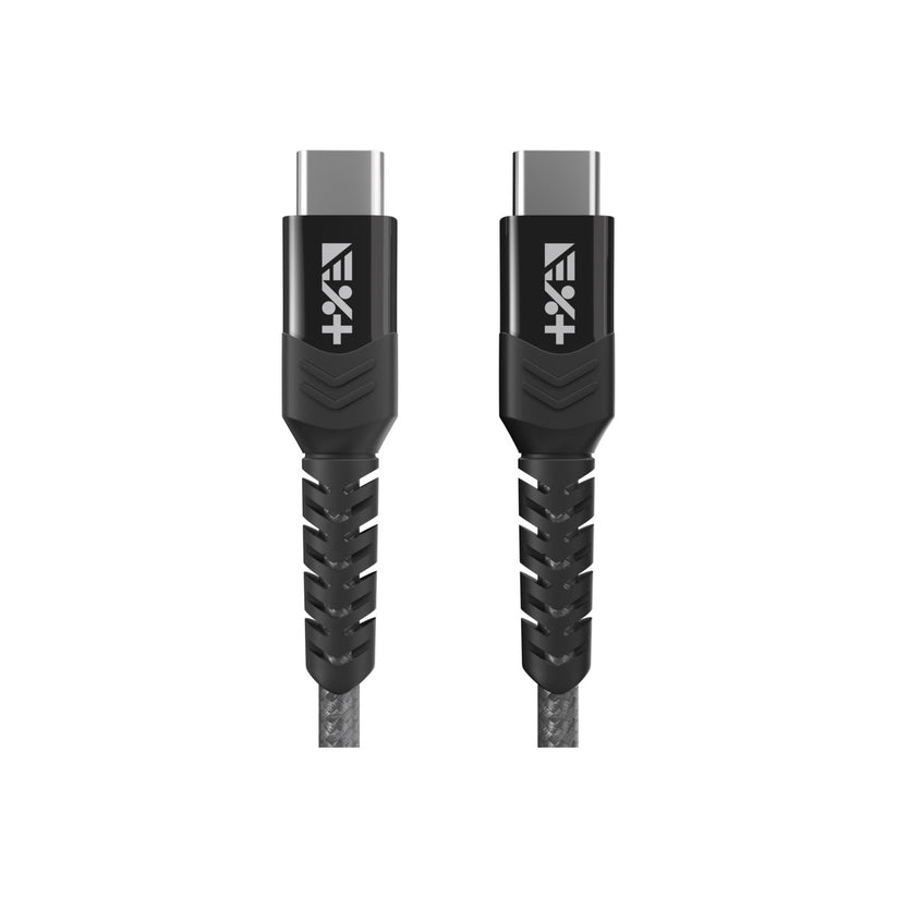 Плетен кабел от NEXT ONE USB-C към USB-C | SPACE GRAY - iSTYLE BG