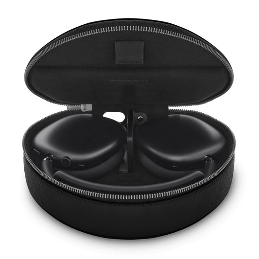 Кожен кейс за AirPods Max от Woolnut - черен - iSTYLE BG