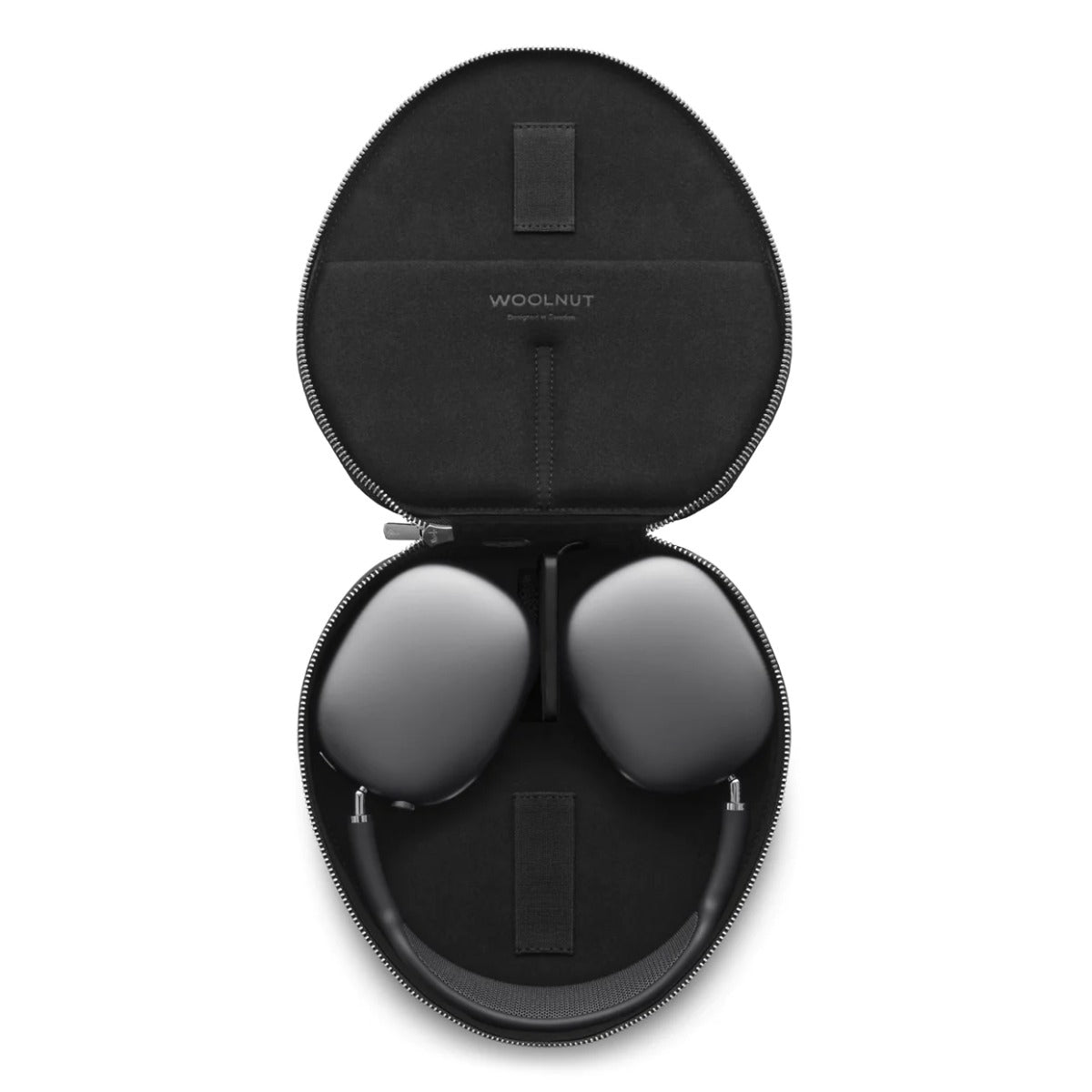 Кожен кейс за AirPods Max от Woolnut - черен - iSTYLE BG