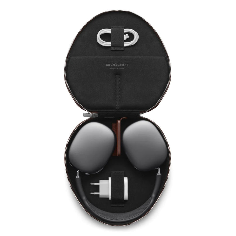 Кожен кейс за AirPods Max от Woolnut - кафяв - iSTYLE BG