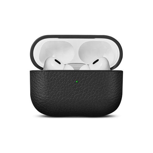 Кожен кейс за AirPods Pro 2 от Woolnut - черен - iSTYLE BG