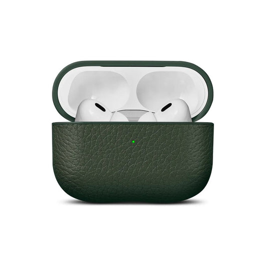 Кожен кейс за AirPods Pro 2nd gen - зелен - iSTYLE BG