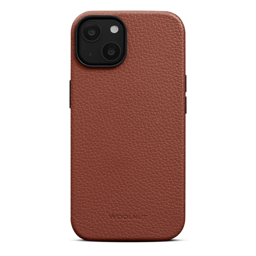 Кожен кейс за iPhone 14 от Woolnut - кафяв - iSTYLE BG