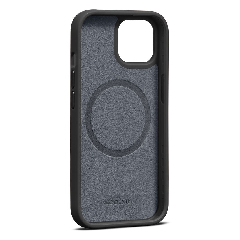 Woolnut Leather Case for iPhone 15 - Black - iSTYLE BG