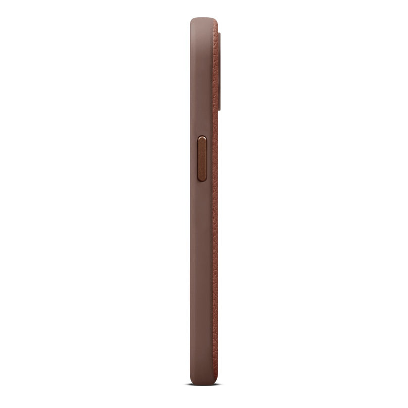 Woolnut Leather Case for iPhone 15 - Cognac - iSTYLE BG
