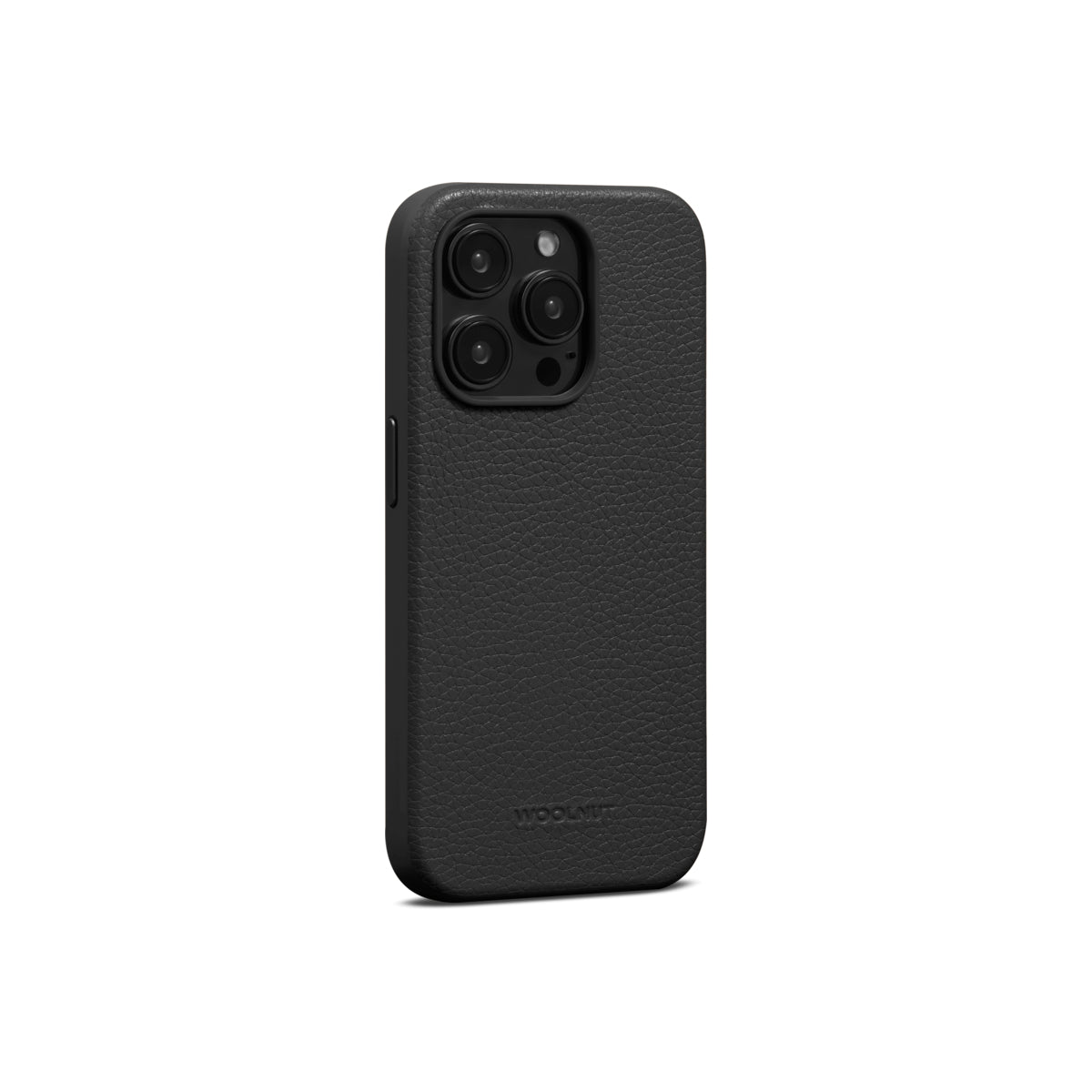 Woolnut Leather Case for iPhone 15 Pro - Black - iSTYLE BG