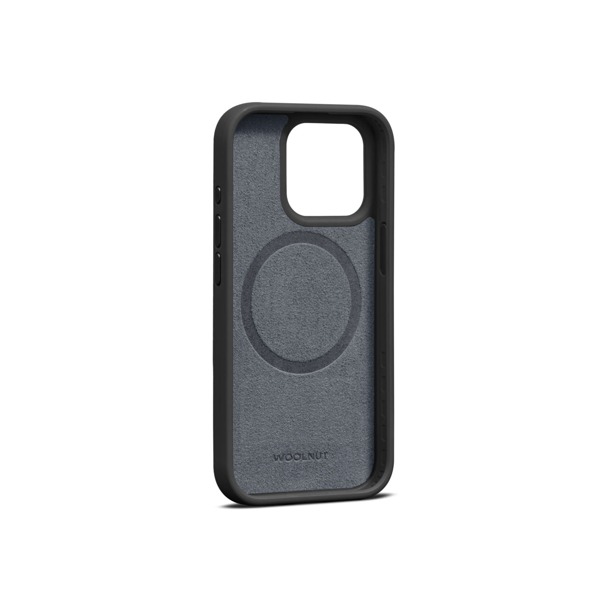Woolnut Leather Case for iPhone 15 Pro - Black - iSTYLE BG