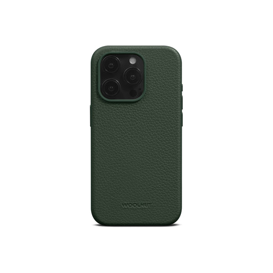 Woolnut Leather Case for iPhone 15 Pro - Green - iSTYLE BG