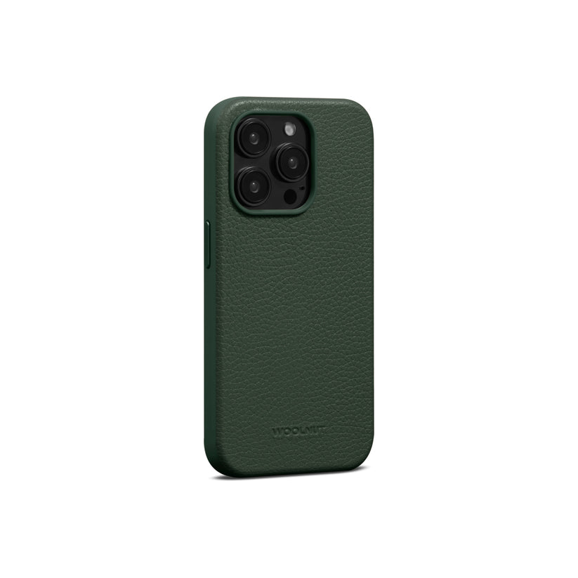 Woolnut Leather Case for iPhone 15 Pro - Green - iSTYLE BG