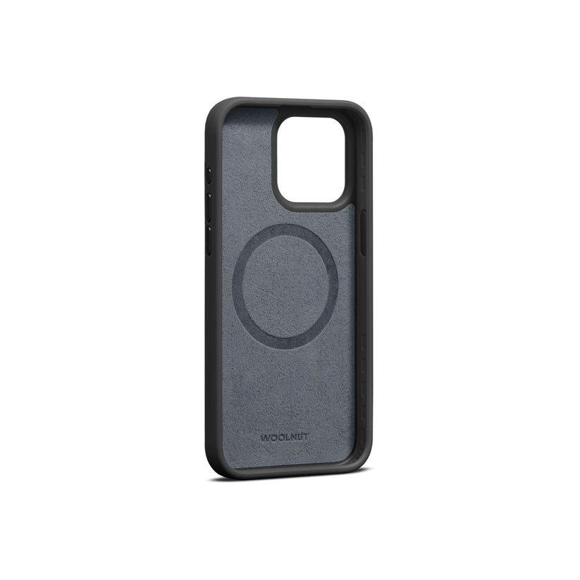 Woolnut Leather Case for iPhone 15 Pro Max - Black - iSTYLE BG