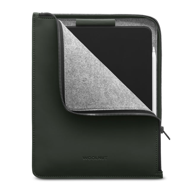 Woolnut Matte PU Folio for 11-inch iPad Pro & Air - Green - iSTYLE BG