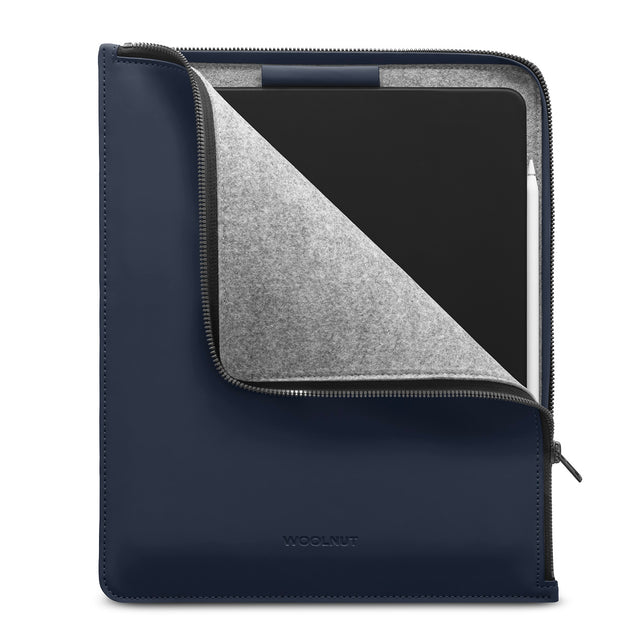 Woolnut Matte PU Folio for 12.9-inch iPad Pro - Blue - iSTYLE BG