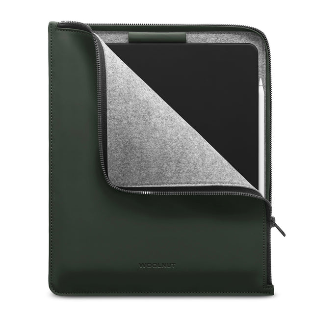 Woolnut Matte PU Folio for 12.9-inch iPad Pro - Green - iSTYLE BG