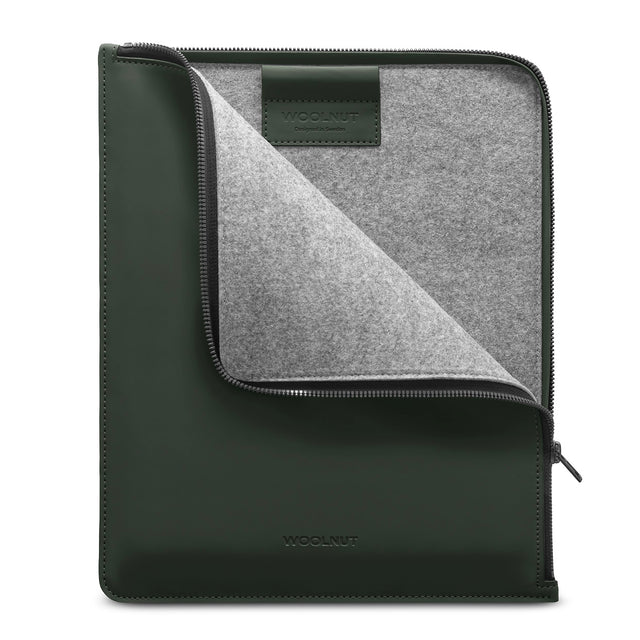 Woolnut Matte PU Folio for 12.9-inch iPad Pro - Green - iSTYLE BG