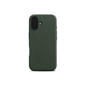 WOOLNUT Leather Case for iPhone 16 - Green - iSTYLE BG