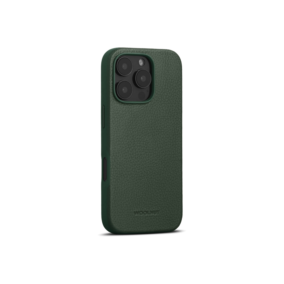 WOOLNUT Leather Case for iPhone 16 Pro - Green - iSTYLE BG