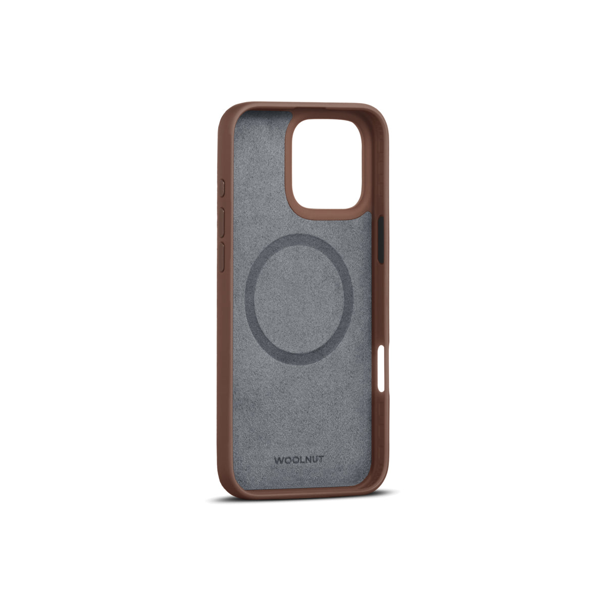 WOOLNUT Leather Case for iPhone 16 Pro Max - Cognac - iSTYLE BG