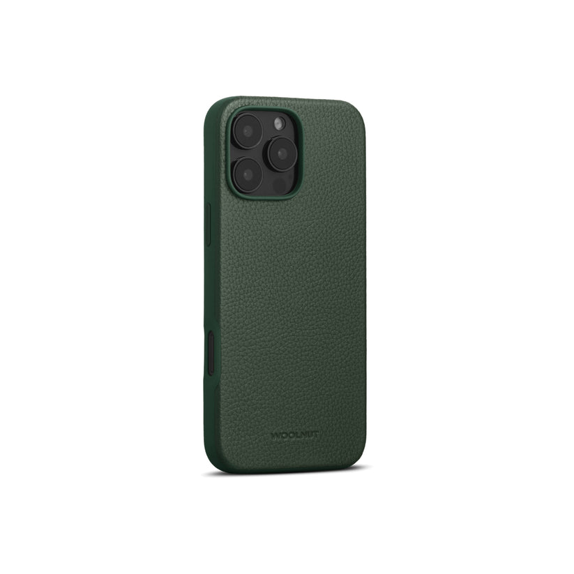 WOOLNUT Leather Case for iPhone 16 Pro Max - Green - iSTYLE BG