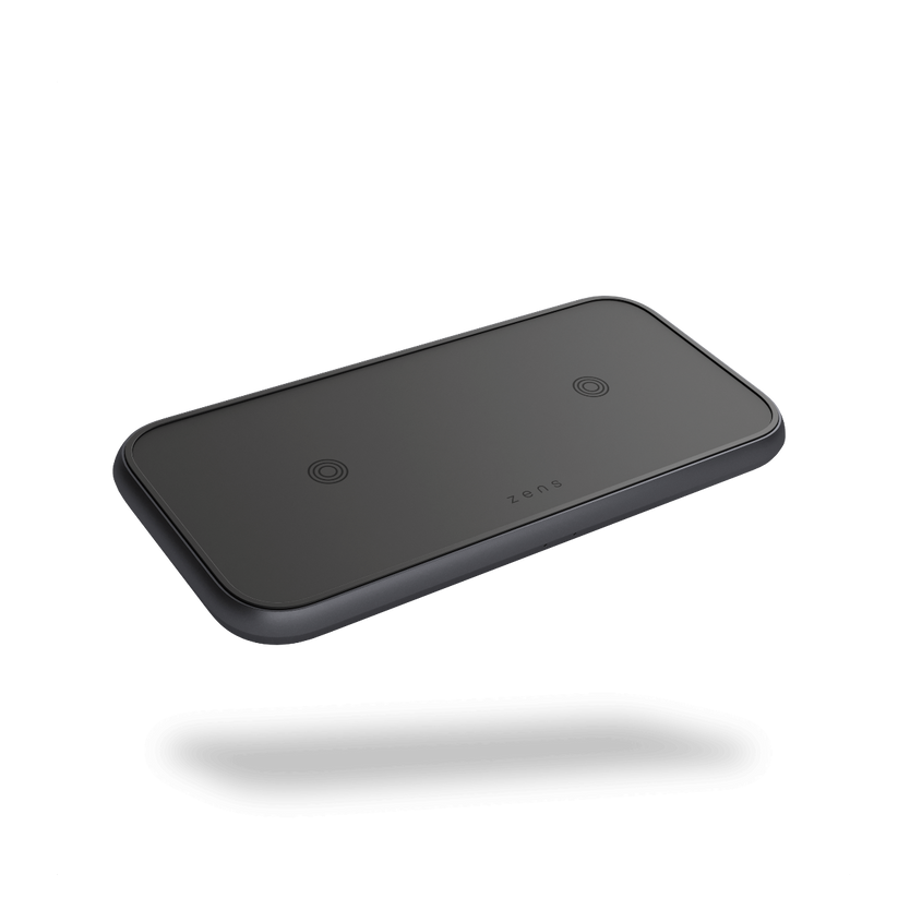 Dual Aluminium Wireless Charger – Black - iSTYLE BG