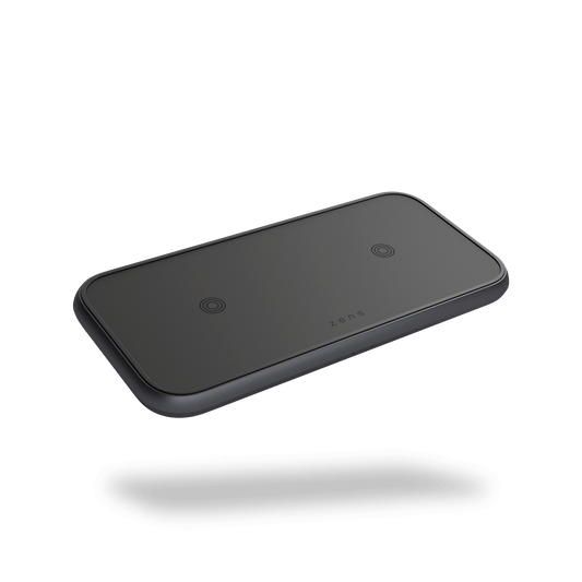 Dual Aluminium Wireless Charger – Black - iSTYLE BG