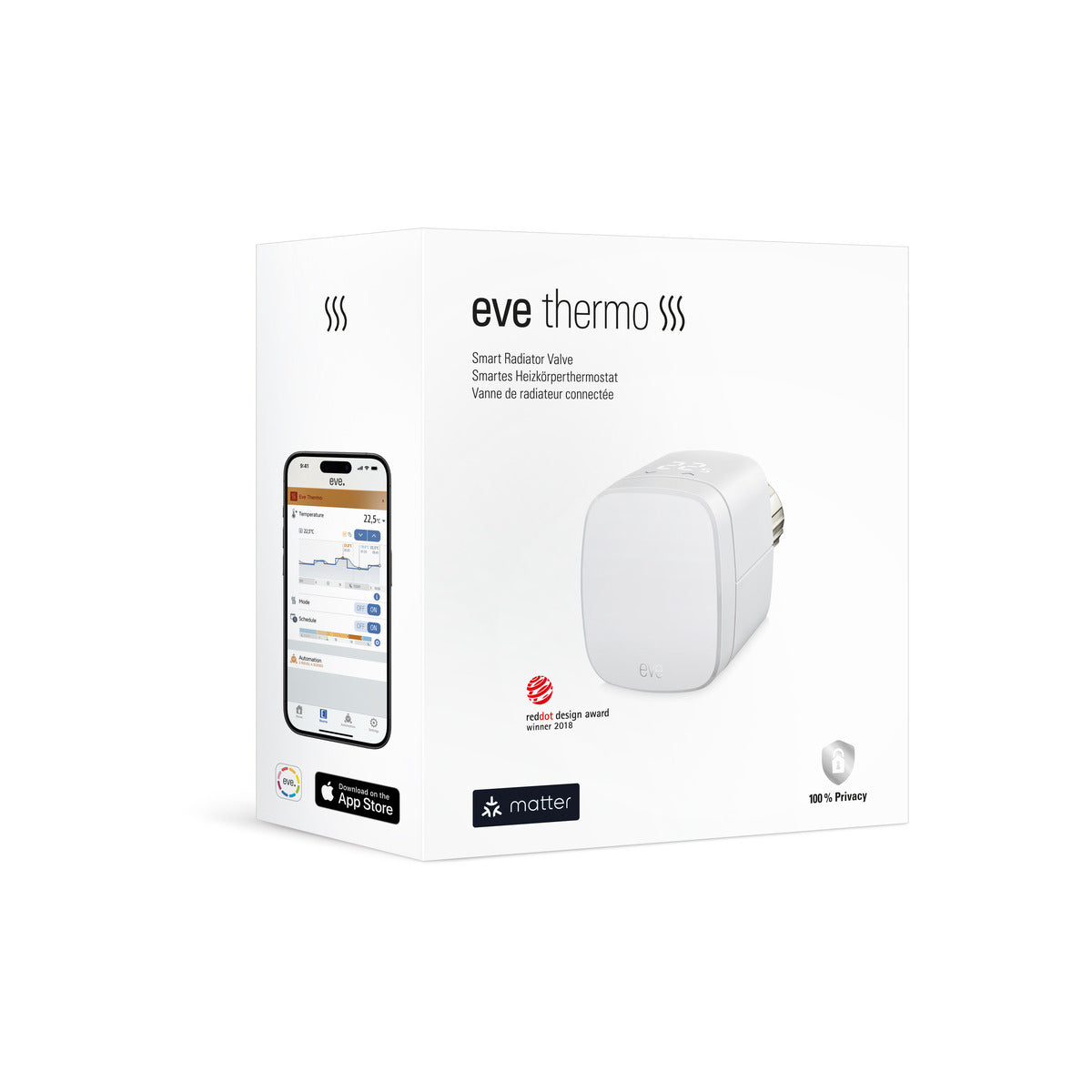 Eve Thermo - Smart radiator valve (Matter)
