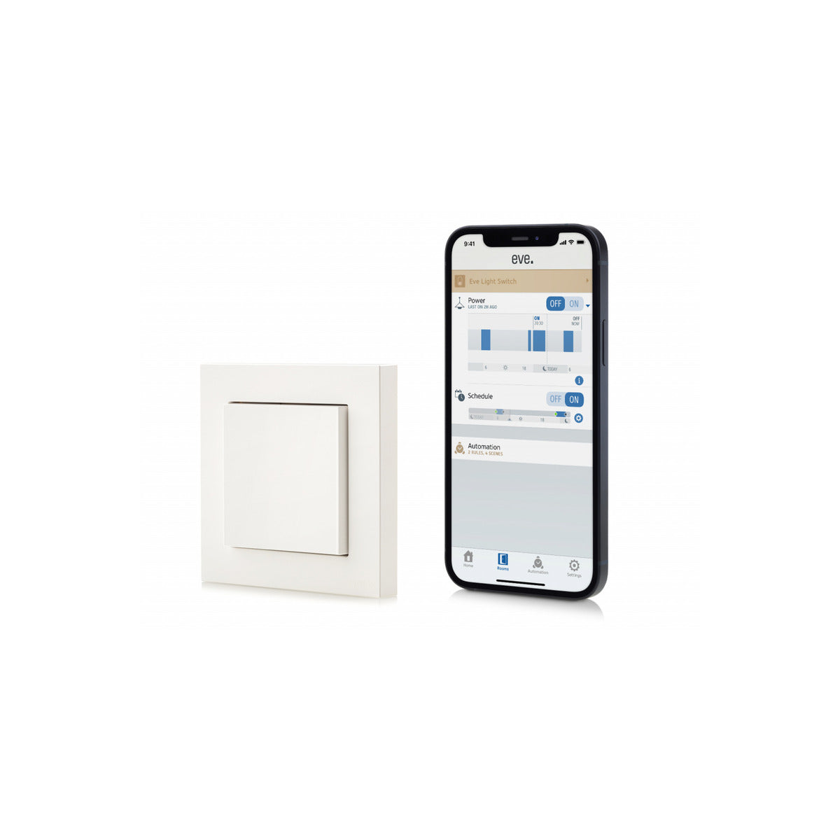 Eve Light Switch Connected Wall Switch - Thread compatible - iSTYLE.bg