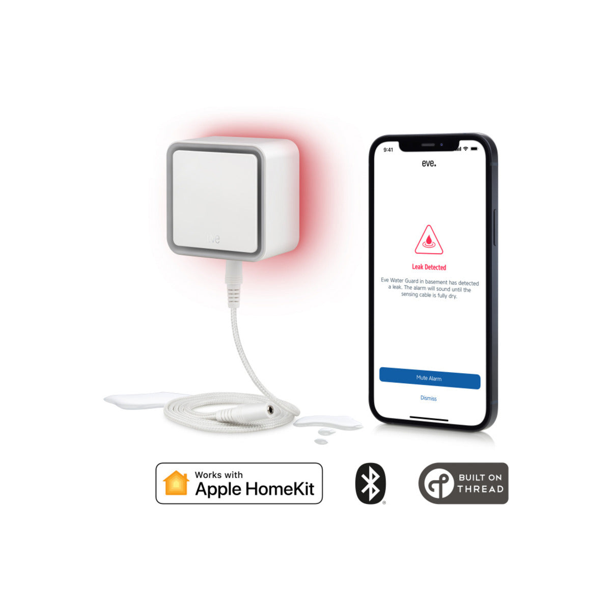 Eve Water Guard Connected Water Leak Detector - Thread compatible - iSTYLE.bg