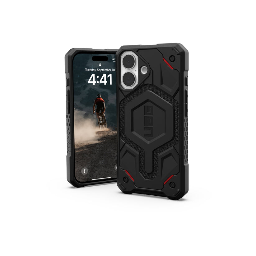 "UAG Monarch Pro Magsafe, Kevlar Black - iPhone 16" - iSTYLE BG