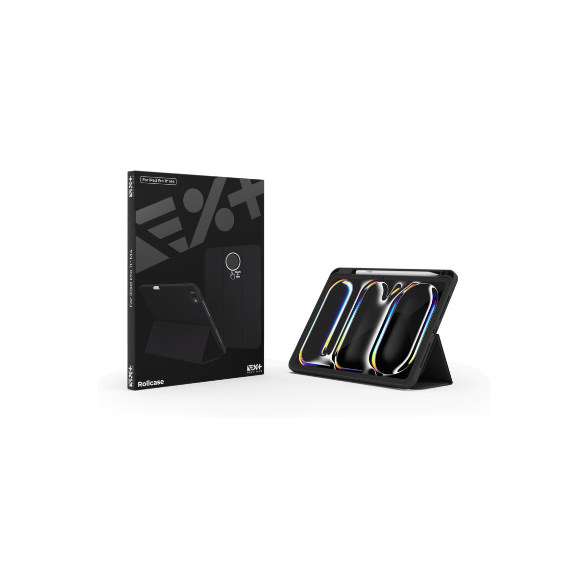 NEXT ONE BLACK ROLLCASE FOR IPAD PRO 11" M4" - iSTYLE BG