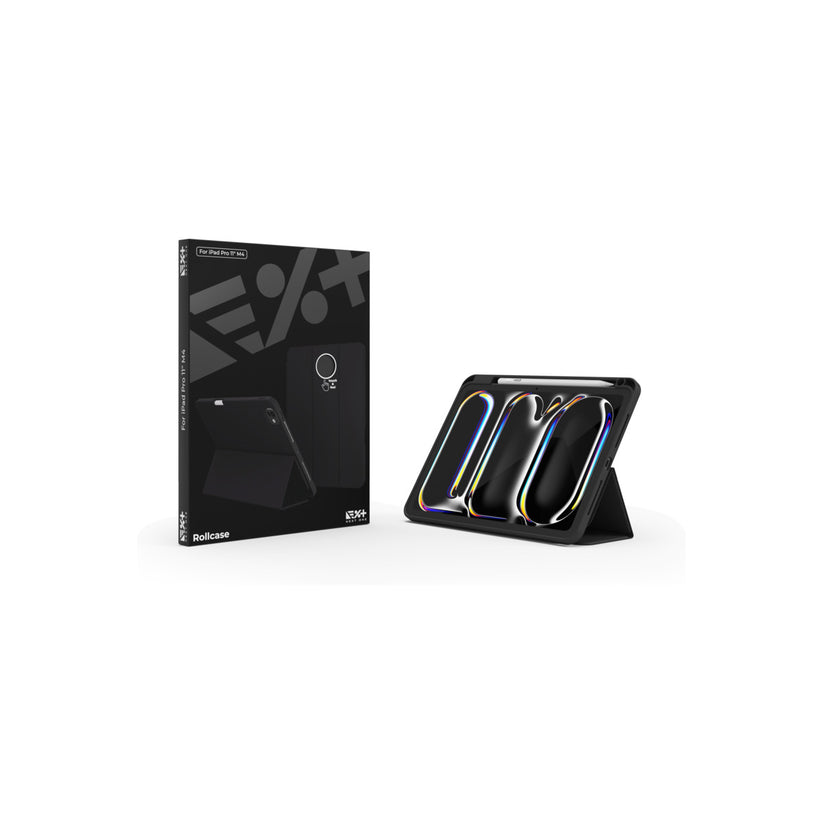 NEXT ONE BLACK ROLLCASE FOR IPAD PRO 11" M4" - iSTYLE BG