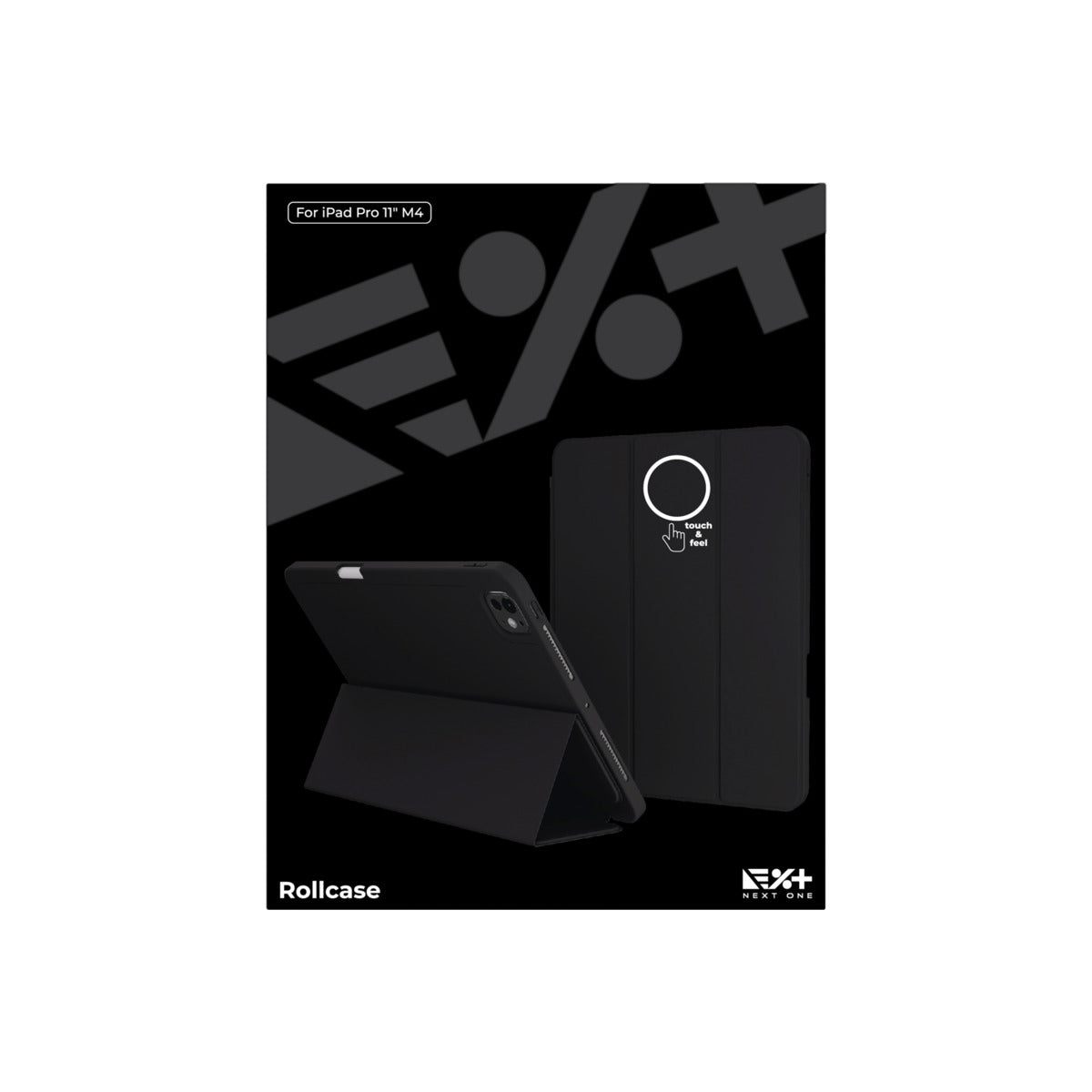 NEXT ONE BLACK ROLLCASE FOR IPAD PRO 11" M4" - iSTYLE BG