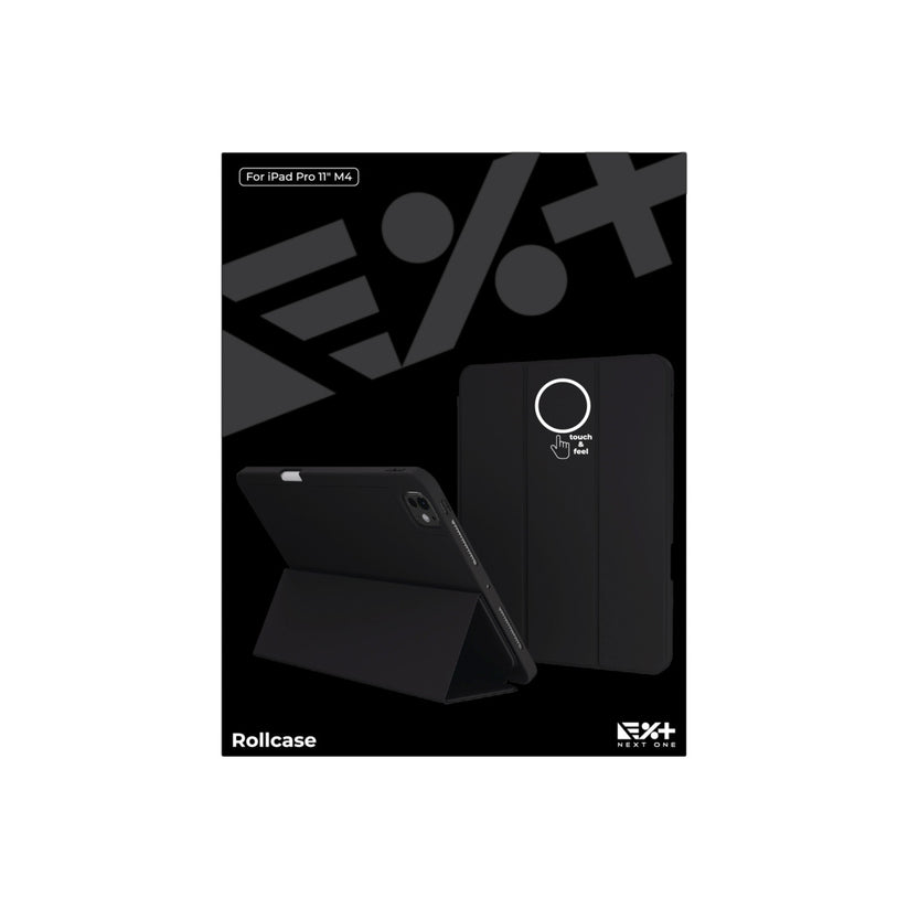 NEXT ONE BLACK ROLLCASE FOR IPAD PRO 11" M4" - iSTYLE BG