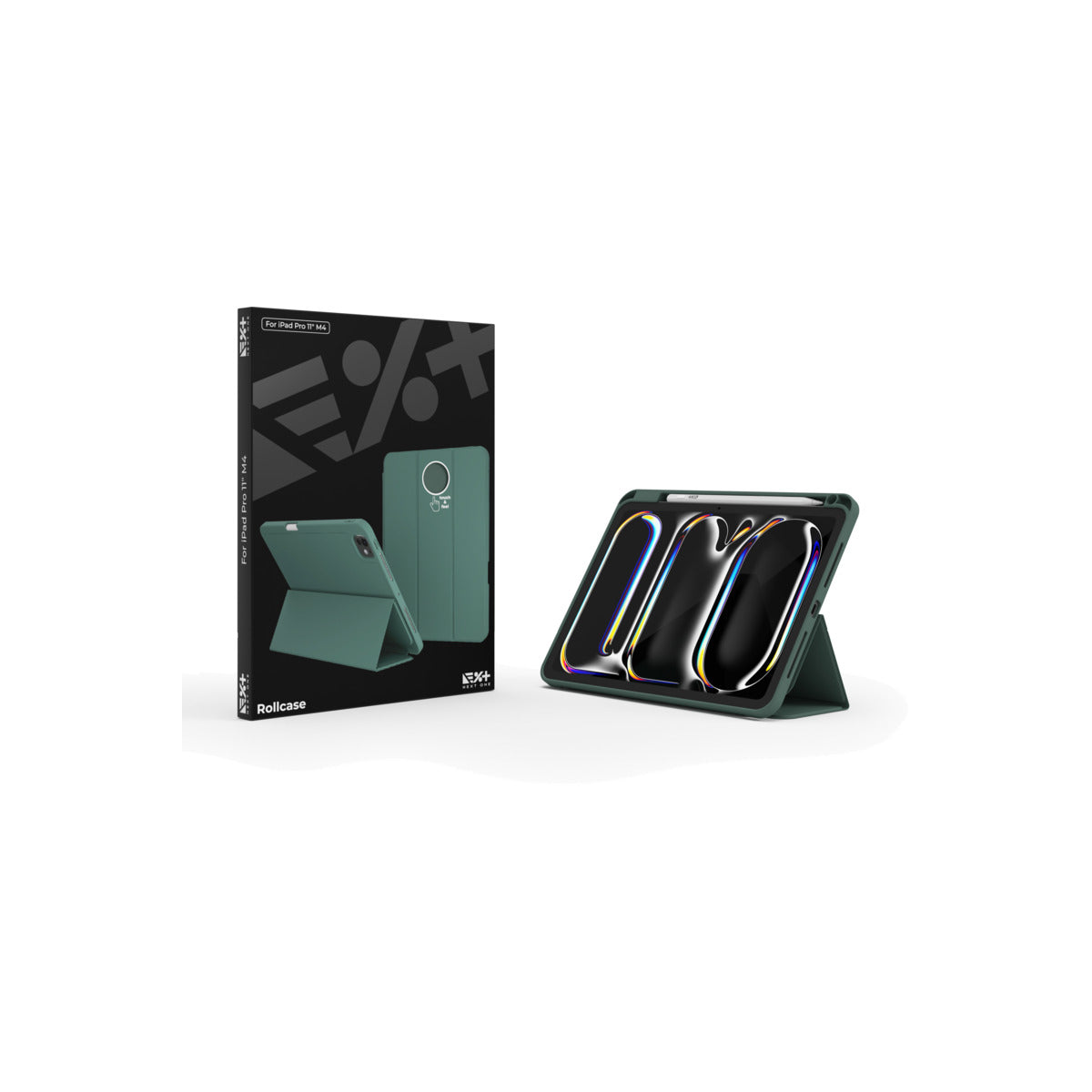 NEXT ONE GREEN ROLLCASE FOR IPAD PRO 11" M4" - iSTYLE BG