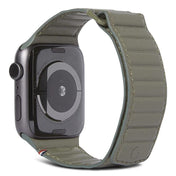 Decoded Leather Magnetic Traction Strap Series 41mm - Olive - iSTYLE BG