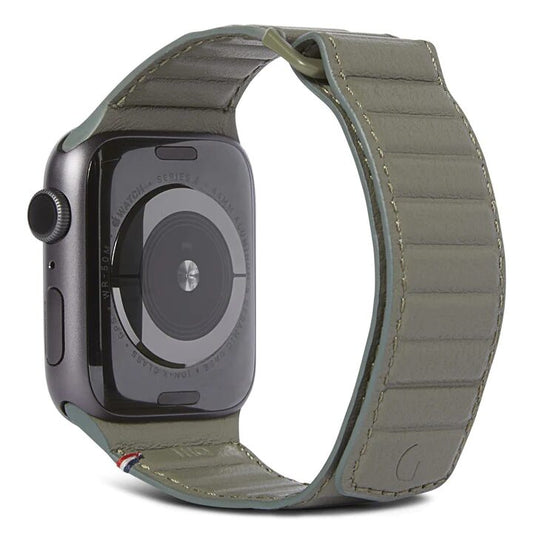 Decoded Leather Magnetic Traction Strap Series 41mm - Olive - iSTYLE BG
