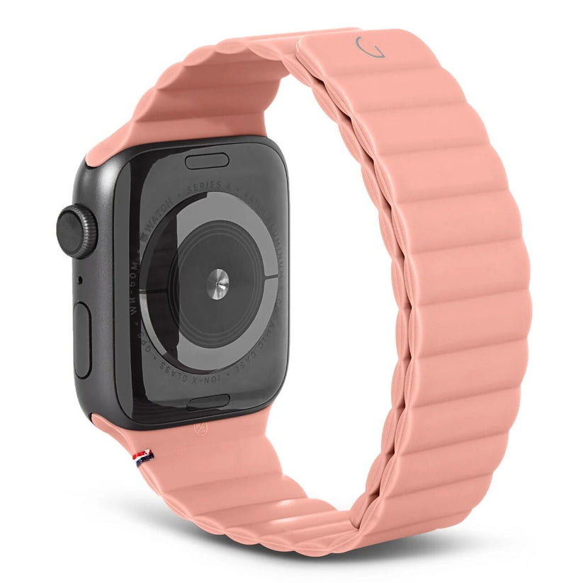 Каишка за Apple Watch от Decoded - магнитно залепване - розова - iSTYLE BG