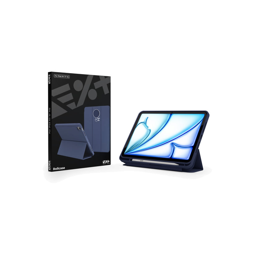 NEXT ONE BLUE ROLLCASE FOR IPAD AIR 13" M2" - iSTYLE BG