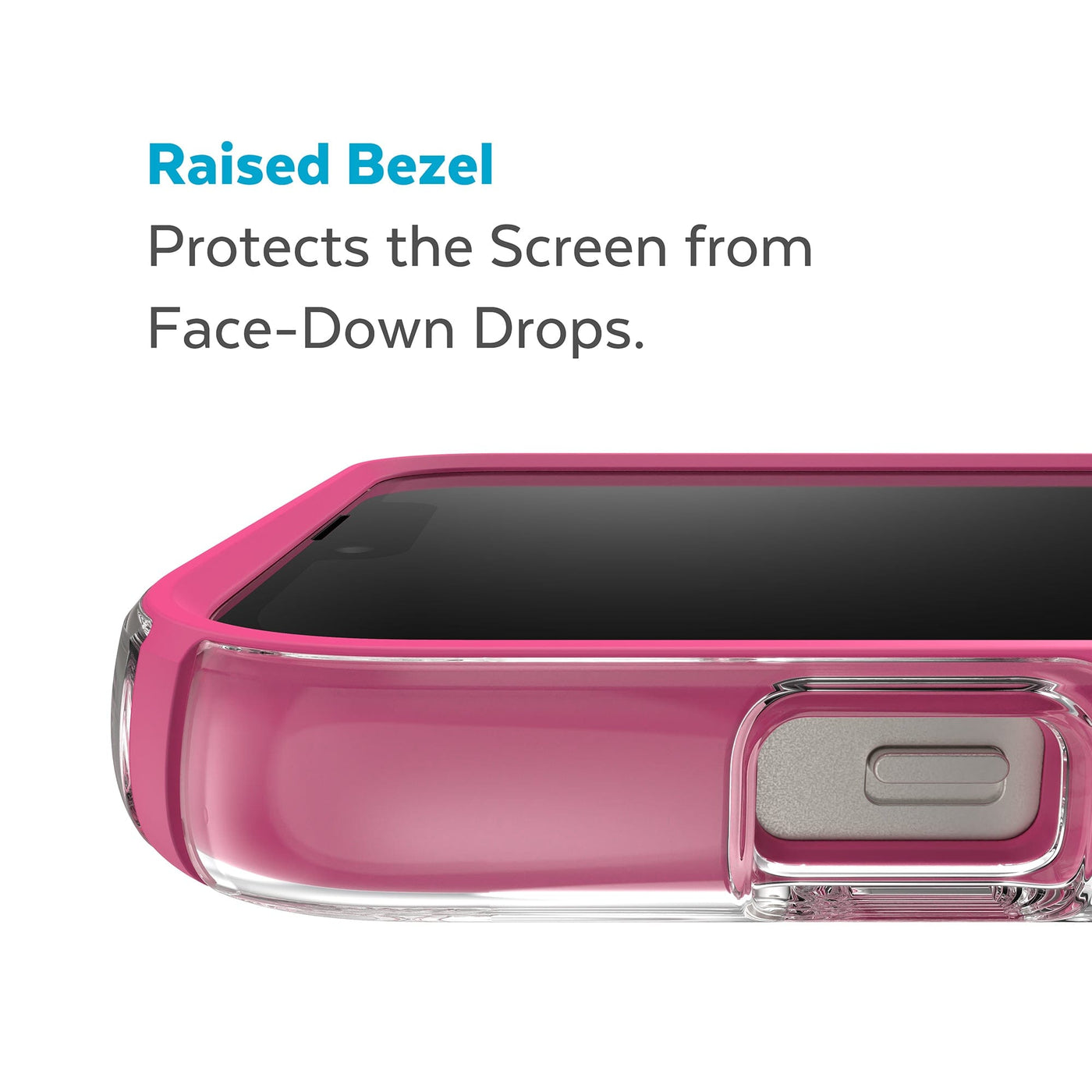 Speck iPhone 14 Presidio CLEAR+PINK GEO + MagSafe