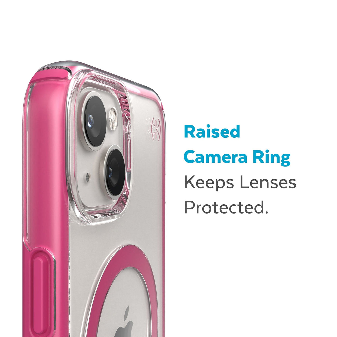 Speck iPhone 14 Presidio CLEAR+PINK GEO + MagSafe