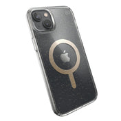 Speck iPhone 14 PLUS Presidio 2 CLEAR GLITTER / GOLD + MagSafe
