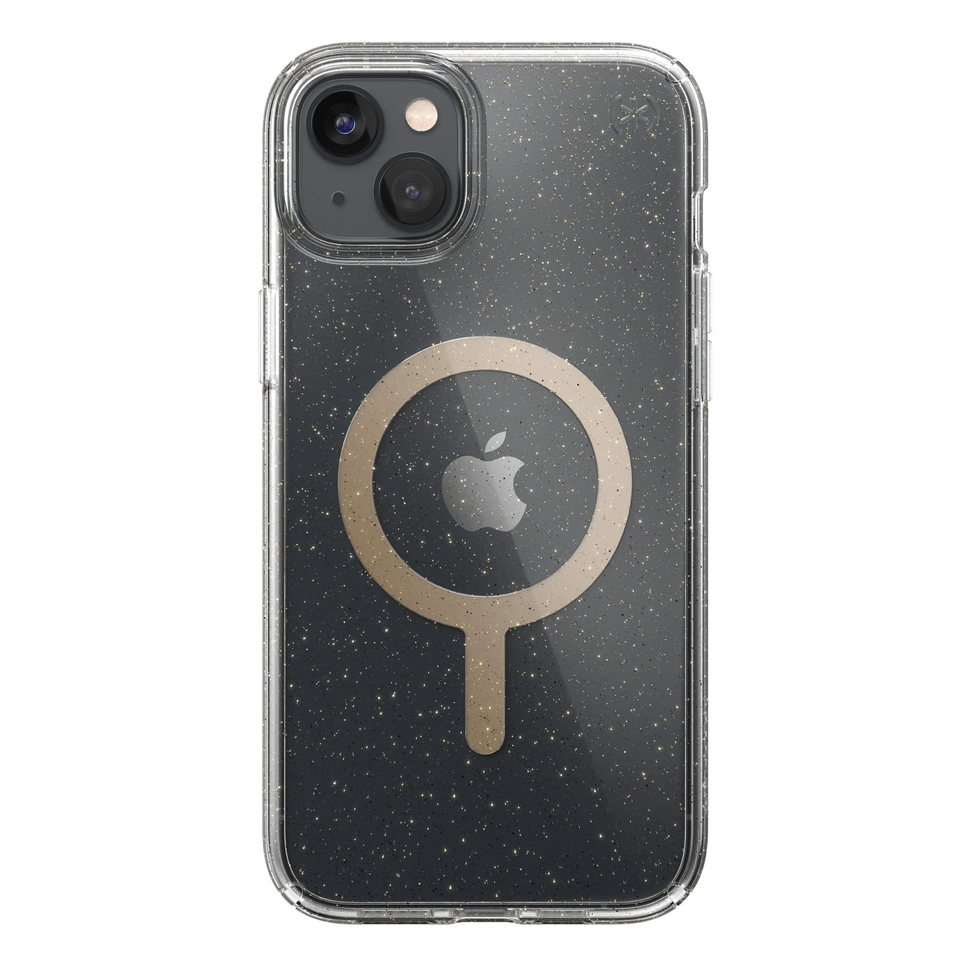 Speck iPhone 14 PLUS Presidio 2 CLEAR GLITTER / GOLD + MagSafe