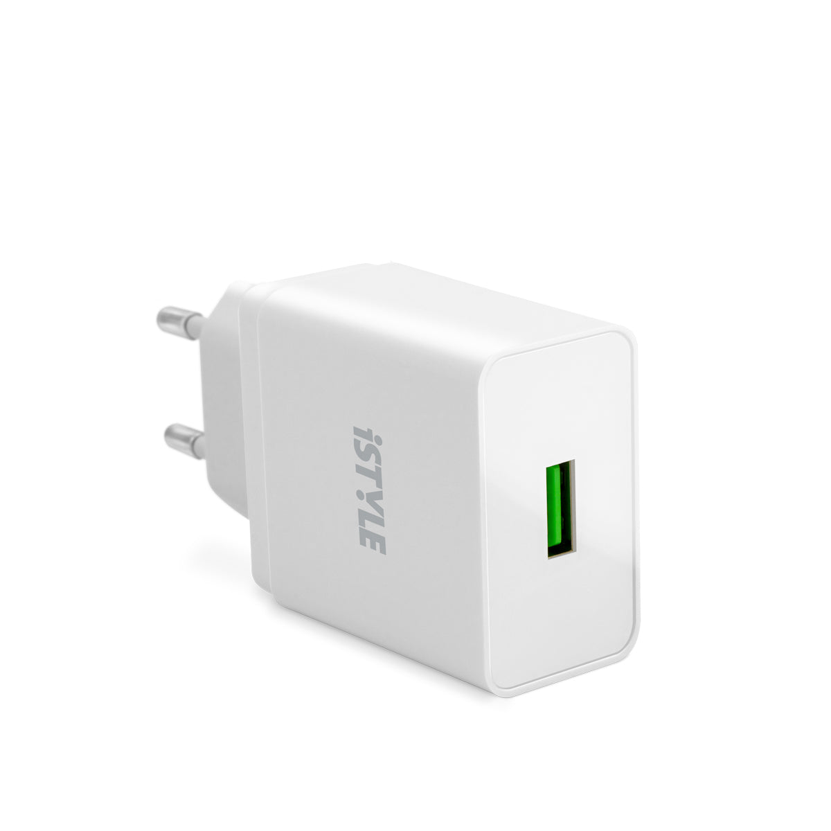 iStyle 18W USB-A QC 3.0 CHARGER- White